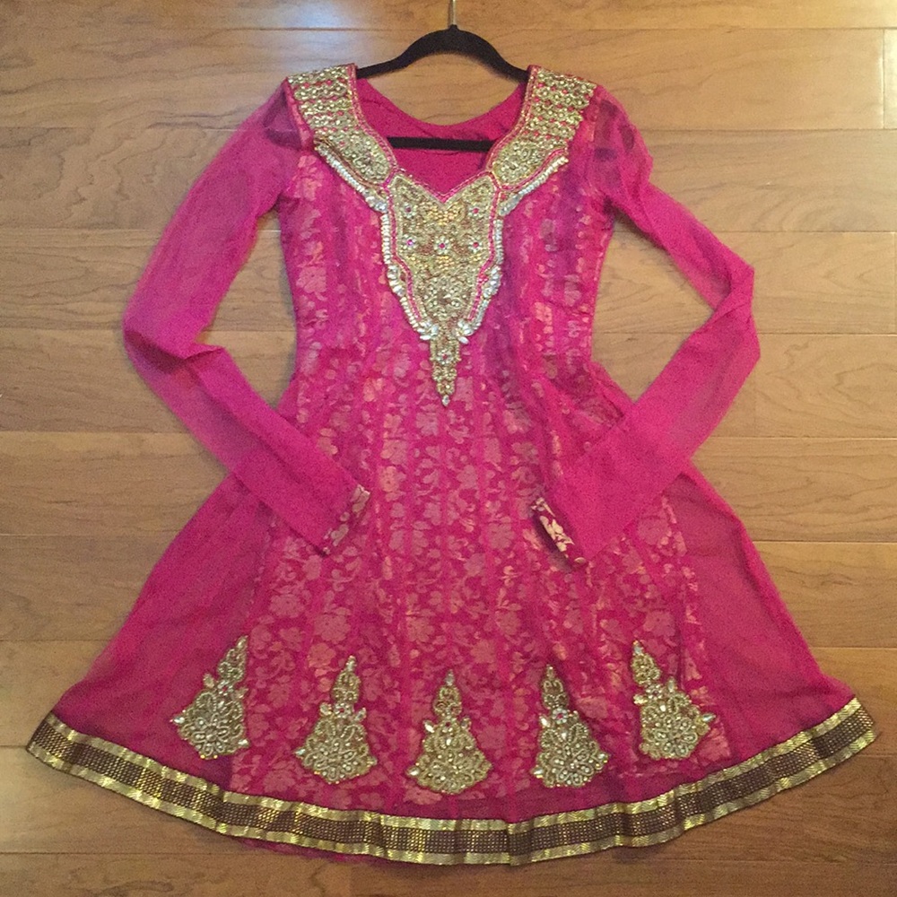 Gorgeous dress embroidered Indian style